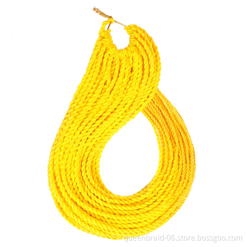 Ombre 2x Box Braid Crochet Hair Box Braiding Synthetic Hair Extension 24inch Jumbo Braid Hair 20 Strands/pack
